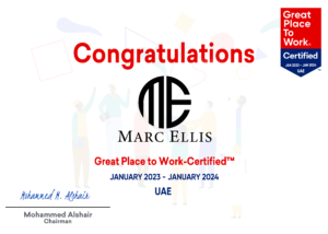 Marc Ellis - Certificate