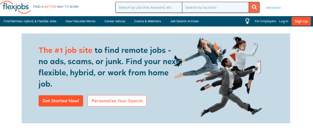 Find Remote Jobs on flexjobs